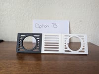 Image 2 of 1987-1993 D21 AC Vent Gauge Mount (3-piece set)