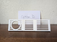 Image 4 of 1987-1993 D21 AC Vent Gauge Mount (3-piece set)