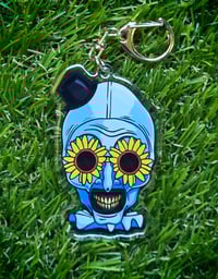 Image 1 of Sunflower Sunglasses keychain