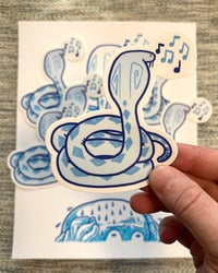 Image 2 of Can't Stop riso print by Brad Rohloff