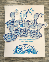 Image 3 of Can't Stop riso print by Brad Rohloff