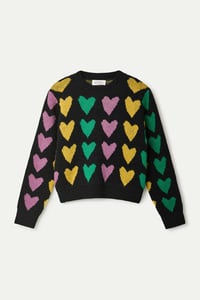 Image 2 of JERSEY PUNTO JACQUARD CUPIDO LINES