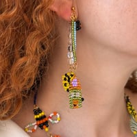 Image 2 of Tiger at Home earrings 