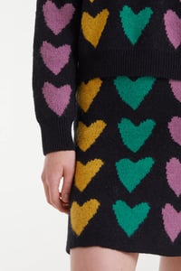 Image 2 of FALDA PUNTO JACQUARD EST CUPIDO LINES