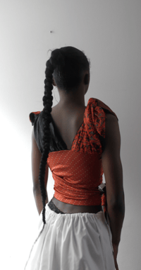 Image 1 of Rena Wrap Top Dot