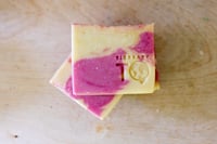 Image 1 of Petal Bloom Floral Flower Pink Pastel  Vegan Soap Bar | Scent: Fresh Hyacinth