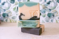 Image 1 of Orange Brown Harvest Moon Fall Autumn Soap, Vegan Soap Bar | Scent: Orange Cinnamon