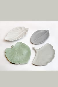 Image 1 of Concrete Leaf Trinket Trays