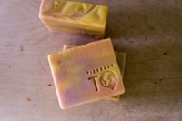 Image 1 of Pastel Fruity Artisan Sweet Exotic Tropical Vegan Bar Soap | Scent: Mango Papaya