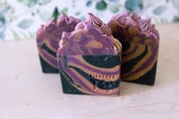 Image 1 of High Top Large Artisan Piped Frosted Artisan Vegan Bar | Scent: Cocoa Butter Vanilla Cashmere