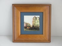 Image 2 of Old Smithfield Market London by Thomas Sidney Cooper 1887, Vintage Mini Art Print, Framed
