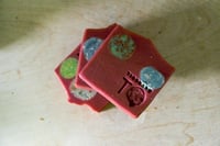 Image 2 of Hot Pink Raspberry Fruity Artisan Vegan Soap Bar| Scent: Black Raspberry Vanilla