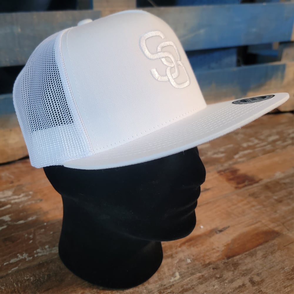 S8 High Profile Snapback - White w/White S8