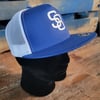S8 High Profile Snapback - Royal Royal White - White S8