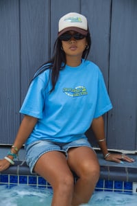 Image 1 of Sky Blue Logo Tee
