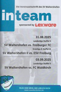 Image of inteam - die Vereinszeitschrift des SV Waltershofen