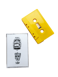 Jeebus "Behind Closed Doors/The Shadow Beneath..." Cassette Tape (Yellow)