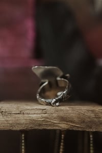 Image 2 of Unstable Signal - Sterling silver ring - Size O1/2 UK