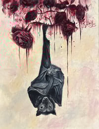 "Bat Nap" Original painting