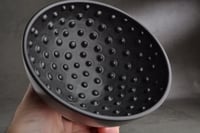 Image 5 of Dottie Shaving Bowl Made To Order Satin Black by Symmetrical Pottery