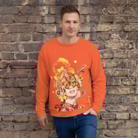 Image 10 of She Oozes Success - All Over Print - Autumn Style - Unisex Pullover Sweatshirt