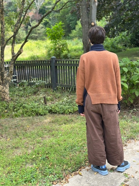 Image of La Fee Parisienne F/W'25 Bi- Color Cashmere Turtlenecks- One piece left!