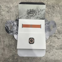 Image 5 of Apple Watch Ultra Titanium Case with Orange Ocean Band