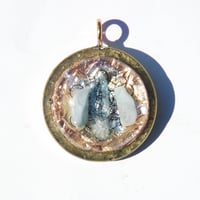 43mm:  Aqua Aura/Larimar/Peridot/Metatron's Cube/Gd - 5