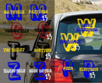 SCHOOL LETTER DECAL