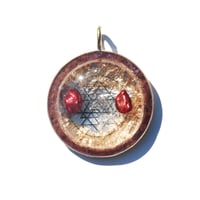 43mm:  Brazilian Quartz/Pearl/Indian Ruby/Sri Yantra/Gd - 62