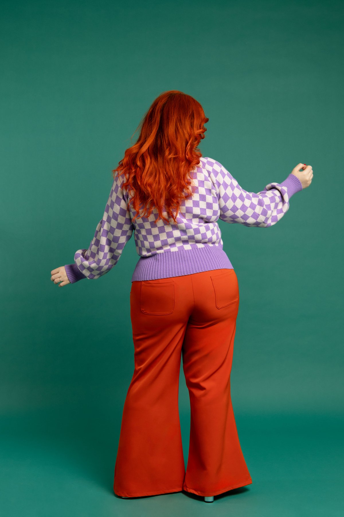 Image of Jersey malva y blanco