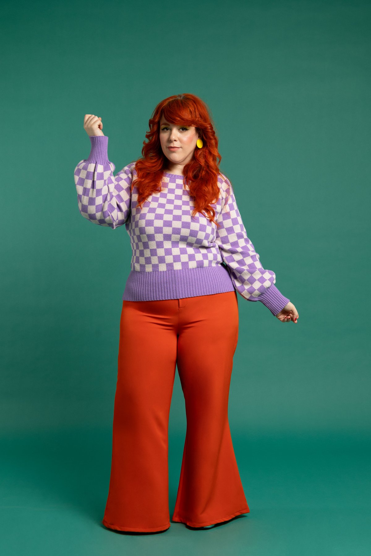 Image of Jersey malva y blanco