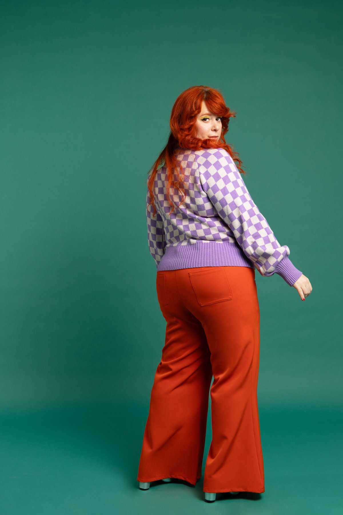 Image of Jersey malva y blanco