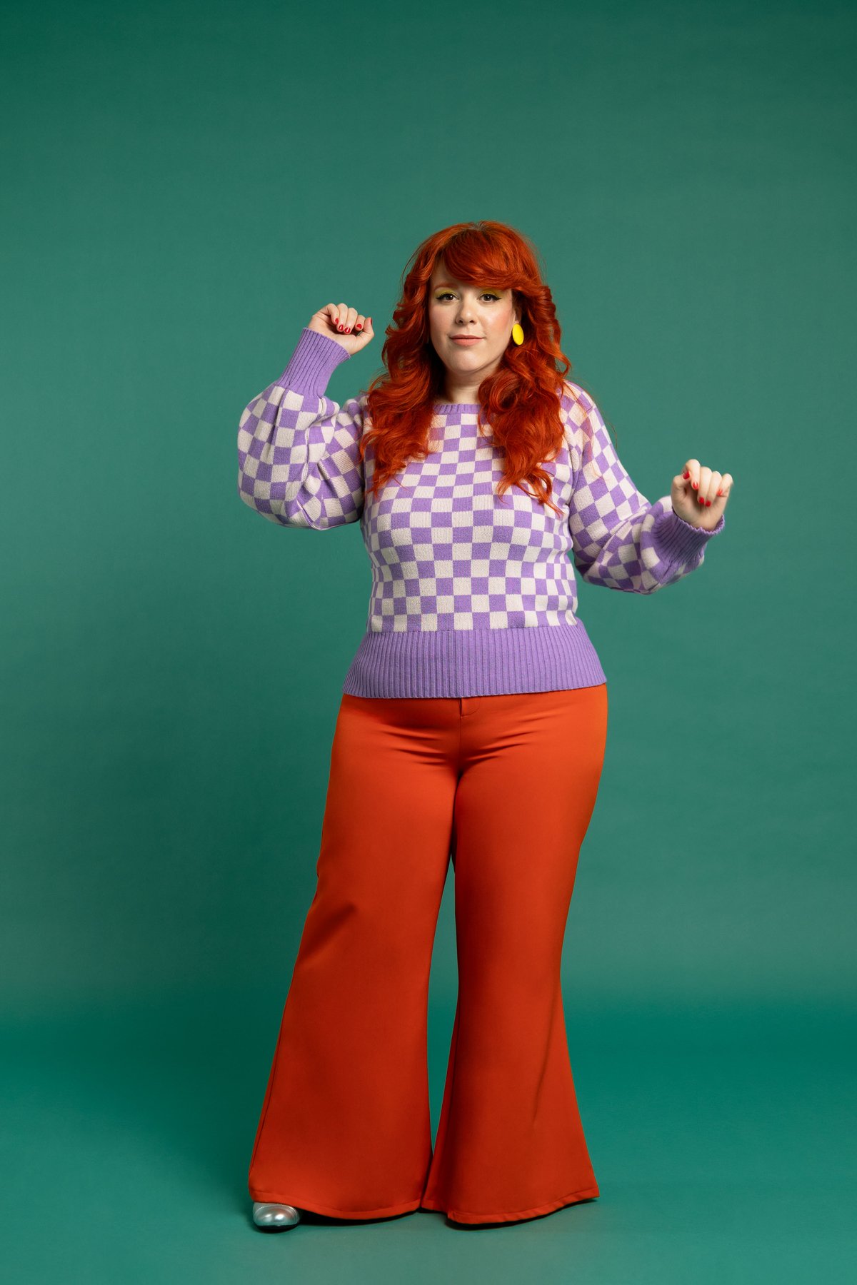 Image of Jersey malva y blanco