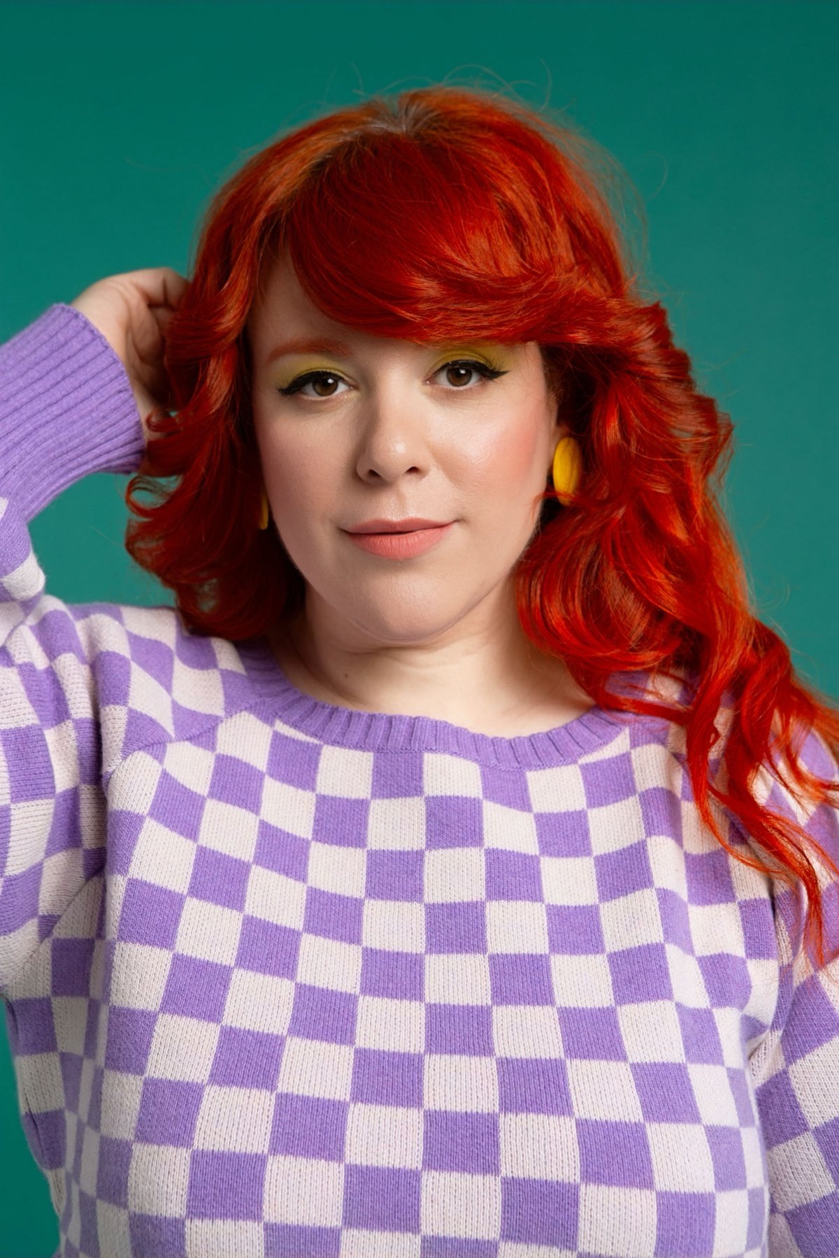 Image of Jersey malva y blanco