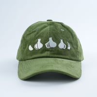 Image 2 of More Garlic! Corduroy Dad Cap
