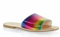 Image 2 of "Raney" Rainbow slide sandals 