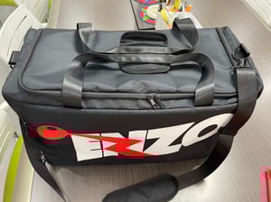 Image of Enzo Shed Enzo Sneaker Bag (Bred Blk/Red)