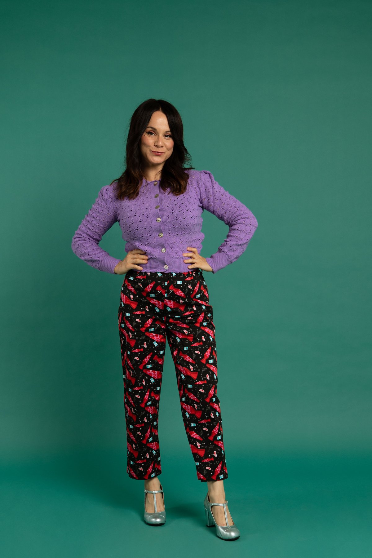 Image of Cardigan malva