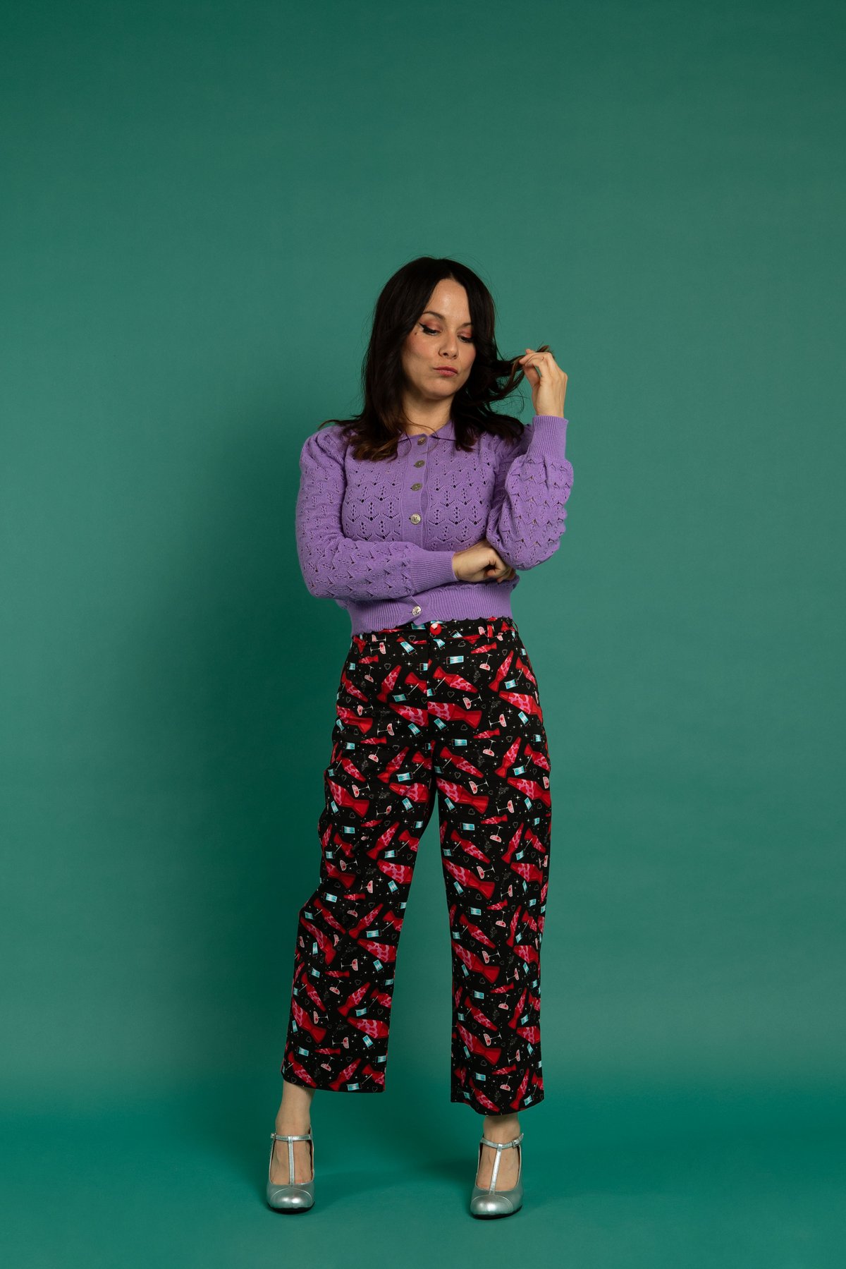 Image of Cardigan malva