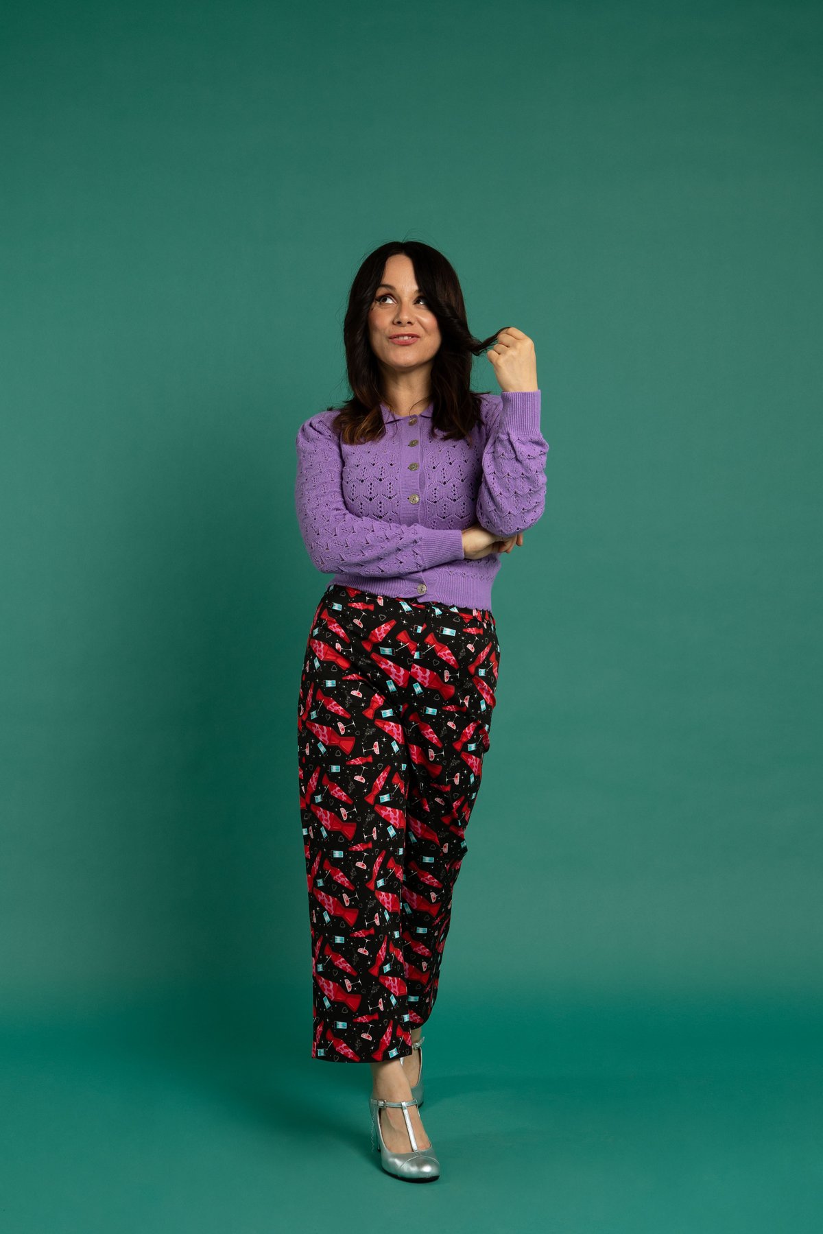 Image of Cardigan malva