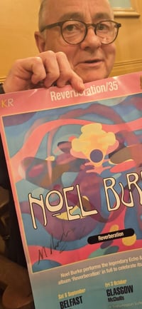 Noel Burke signed Reverberation tour poster