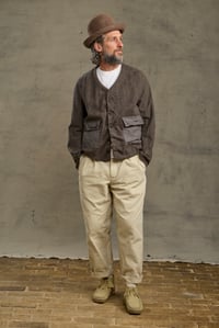 Image 5 of Capital Patchwork Jacket - Washed  brown