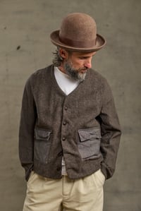 Image 1 of Capital Patchwork Jacket - Washed  brown