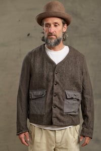 Image 10 of Capital Patchwork Jacket - Washed  brown