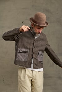 Image 14 of Capital Patchwork Jacket - Washed  brown