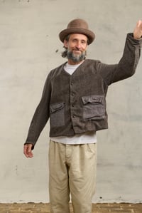 Image 15 of Capital Patchwork Jacket - Washed  brown