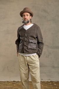 Image 16 of Capital Patchwork Jacket - Washed  brown