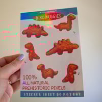 Image 2 of Dino Nuggies Sticker Sheet