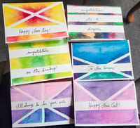 Watercolor Greeting Cards custom made, personalized greetings